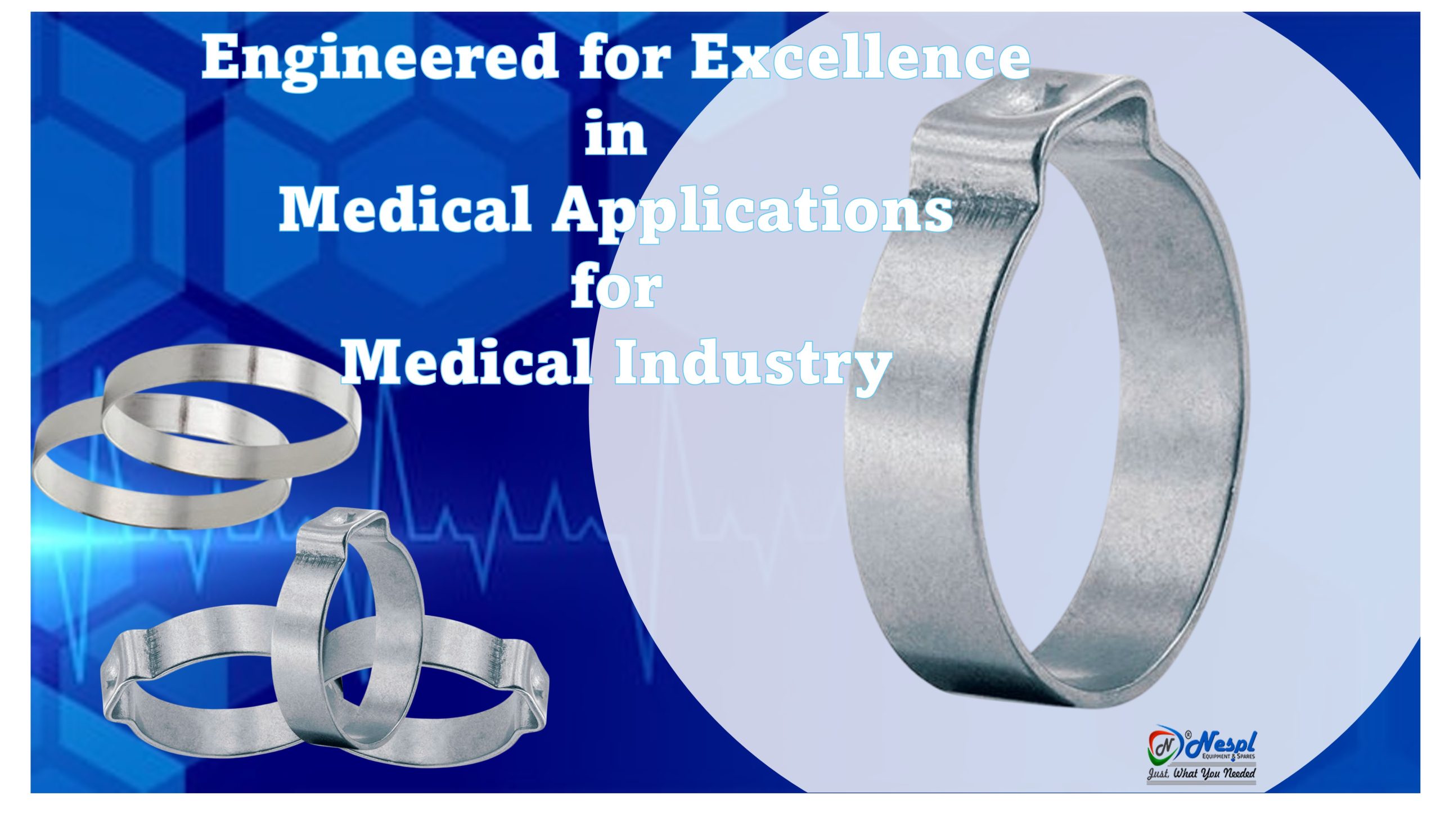Ear Hose Clamps for Medical Industry
